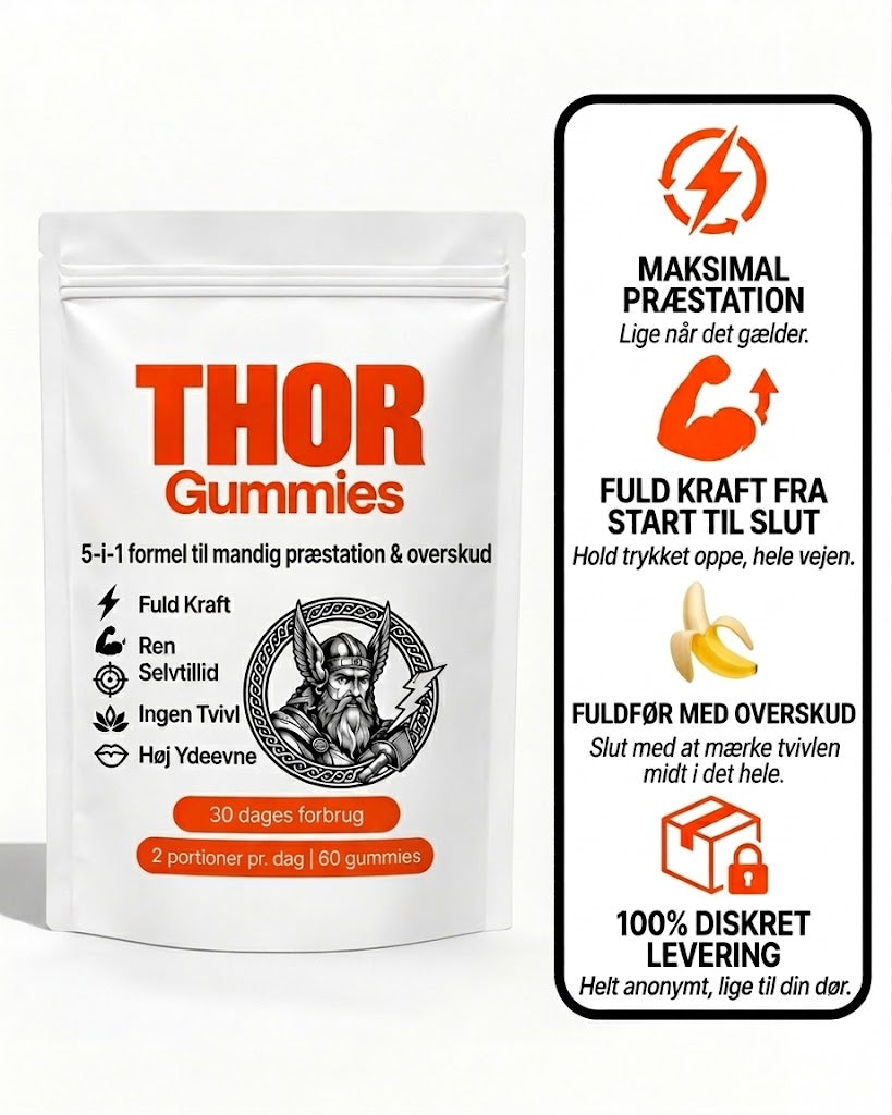 Thor Gummies – Kraften tilbage i de intime stunder