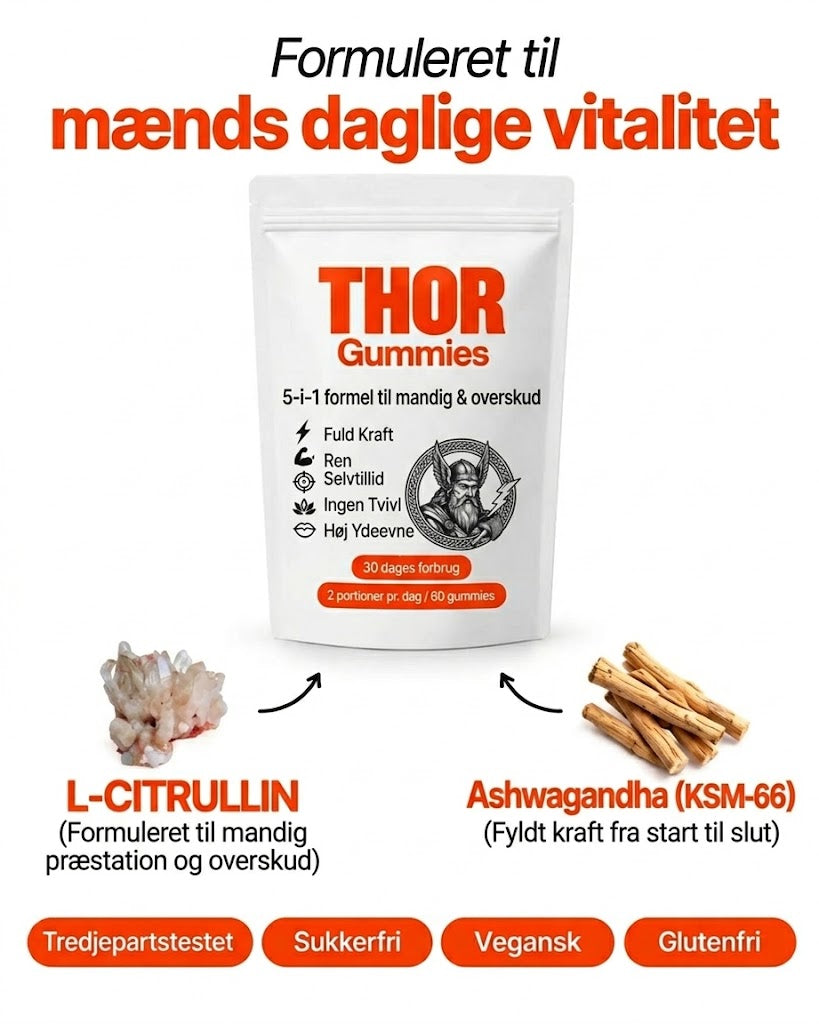 Thor Gummies – Kraften tilbage i de intime stunder